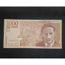 1000 pesos - 2001