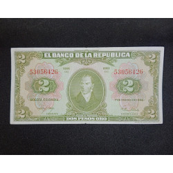 2 Pesos Oro - 1955 - 8D