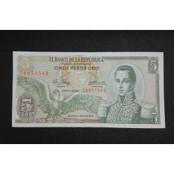 5 pesos oro - 1961